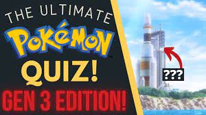 The ULTIMATE Pokémon Fan Quiz - Generation 3 - YouTube
