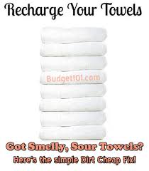 how to strip smelly towels and refresh them
