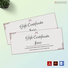 30 free gift certificate templates any