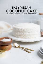 vegan coconut cake make it dairy free