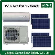 It's not pure air conditioning, but it's much better than just a fan blowing hot air, and we are more comfortable while we rough it. China 100 Off Grid Dc48v Solar Powered Air Conditioning Unit China Separate Pressure Solar Water Heater And Low Power Price
