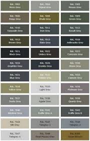 Image Result For Ral Chart Grey Green Grey Brown Grey Grey