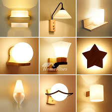 Solid Wood Wall Lamp Bedside Aisle