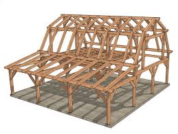 24 36 Gambrel Barn Home Plan Timber