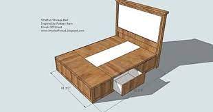 diy storage bed bed frame with storage
