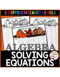 206 Solving Equations Thanksgiving