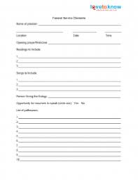 Our funeral planning and arrangement forms are the way to go if you prefer to put pencil to paper. Planning A Funeral With Printable Worksheets Lovetoknow