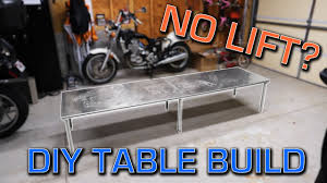 9 diy motorcycle lift table plans