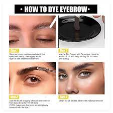 eyebrow dye kit semi permanent