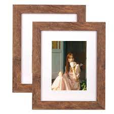8x10 Picture Frames Set Of 2 With Real