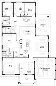 4 Bedroom House Plans Home Designs