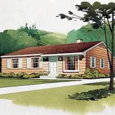 Original Retro Midcentury House Plans