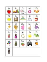 Alphabet Chart With Writing Space By Hope Duncan Tpt