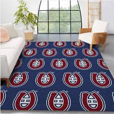 nhl repeat montreal canadians area rug