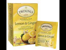 lemon and ginger tea nutrition facts