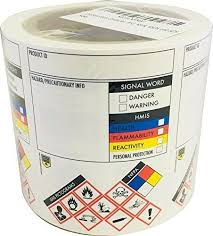 150 results for hmis label. Ghs Secondary Container Labels Stickers 250 Per Roll 3 X 4 Inch Tough And For For Sale Online Ebay