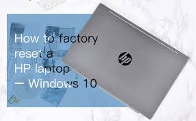 As a last resort to fixing system issues on your hp laptop, you might consider bringing it back to its factory settings. 2 Options To Factory Reset A Hp Laptop Windows 10
