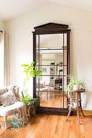 Build A Beautiful Leaning Floor Mirror