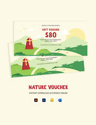 voucher template in apple pages imac