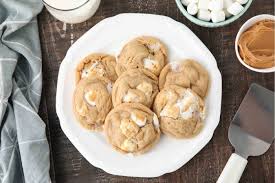 Fluffernutter Cookies + Video (Peanut Butter Marshmallow Cookies ...