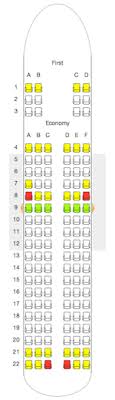 Airbus A319 Jet Seating Chart British Airways Spirit Airline