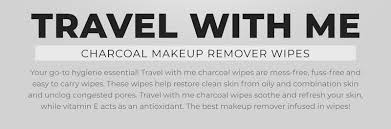 pac travel with me charcoal wipes