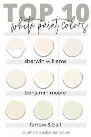 Top 10 Best White Paint Colors Of 2024