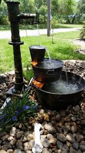 diy outdoor fountain ideas brightening
