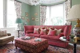 To adjourn to the living room. Knole Sofa Within Classic English Country Style Living Room Mn Design Wohnzimmersofas Und Sessel Rot Homify