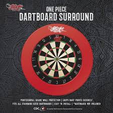 Shot Dartboard Surround Red
