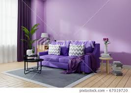 cozy living room interior stock