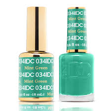 Dnd 034 Dc Gel Lacquer Duo Mint Green