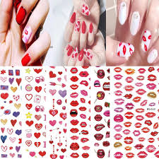 valentines day nail art stickers