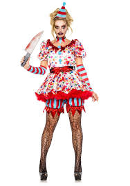 scary clown women s costume