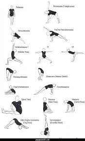 Yoga Asanas Postures Chart Archives Yogaposes8 Com