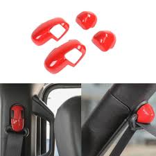 4pcs Car Seat Belt Buckle Decor Covers