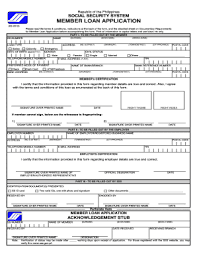 sss loan form 2020 2023 fill and sign