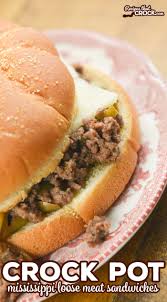 It's crowd's favorite hot beef sandwich recipe. Crock Pot Mississippi Loose Meat Sandwiches Low Carb Options Recipes That Crock