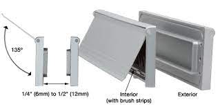 Mail Slots For Glass Barriers Or Walls