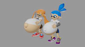 Pregnant inkling couple by Nocturne3222 -- Fur Affinity [dot] net