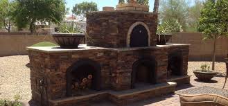 prefab pizza oven fireplace