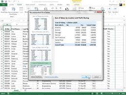 how to use the recommended pivot tables