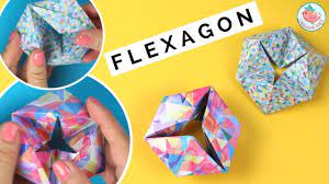 origami moving flexagon tutorial how