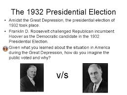 Politics of Herbert Hoover vs Franklin Roosevelt