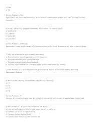 Multiple Choice Test Template Answer Key Specialization Vs