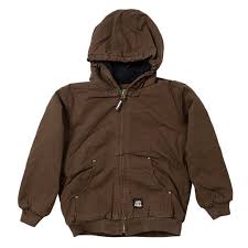 Berne Youth Washed Hooded Jacket