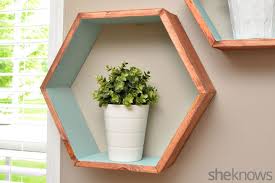 Own Storage With Geometric Wall Shelves