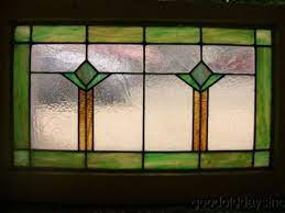 Antique Chicago Bungalow Stained Leaded