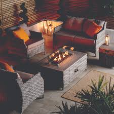 rhodes rattan garden sofa set by croft