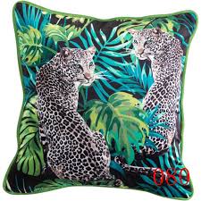 Leopard print throw pillow cushion covers several color patterns. Pillow Covers Cheetah Pillow Throw Pillows Leopard Pillow Velvet Cushion Green Cushion Decorative Pillow Leopard Pillow Cover